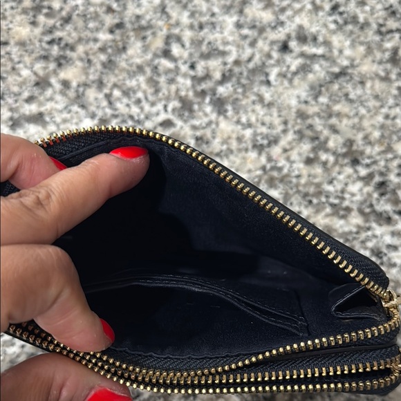 Coach Signature Brown Wristlet - Picture 5 of 5